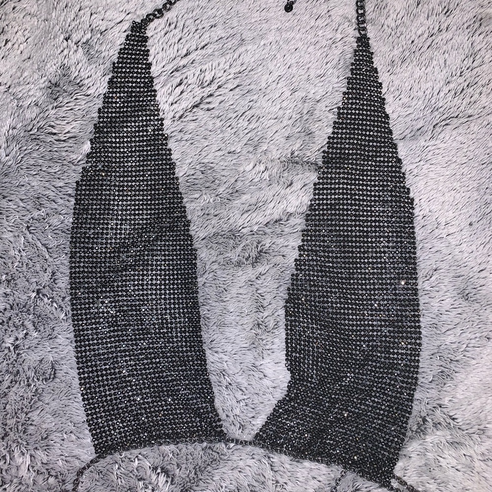 Oceanmoon Cova Santa Diamond Mesh Top